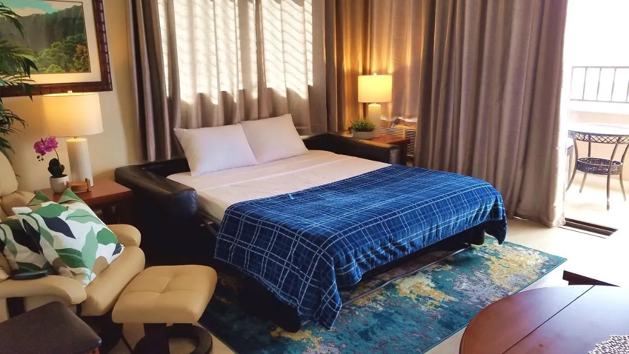 Waikiki Kuhio 1-Bedrm Apt, Ocean View, Free Parking & Wifi Honolulu