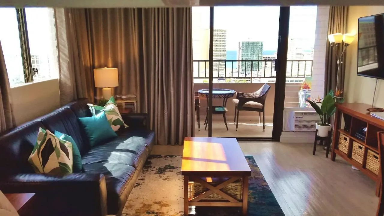 Apartmanhotel Waikiki Kuhio 1-Bedrm Apt, Ocean View, Free Parking & Wifi Honolulu